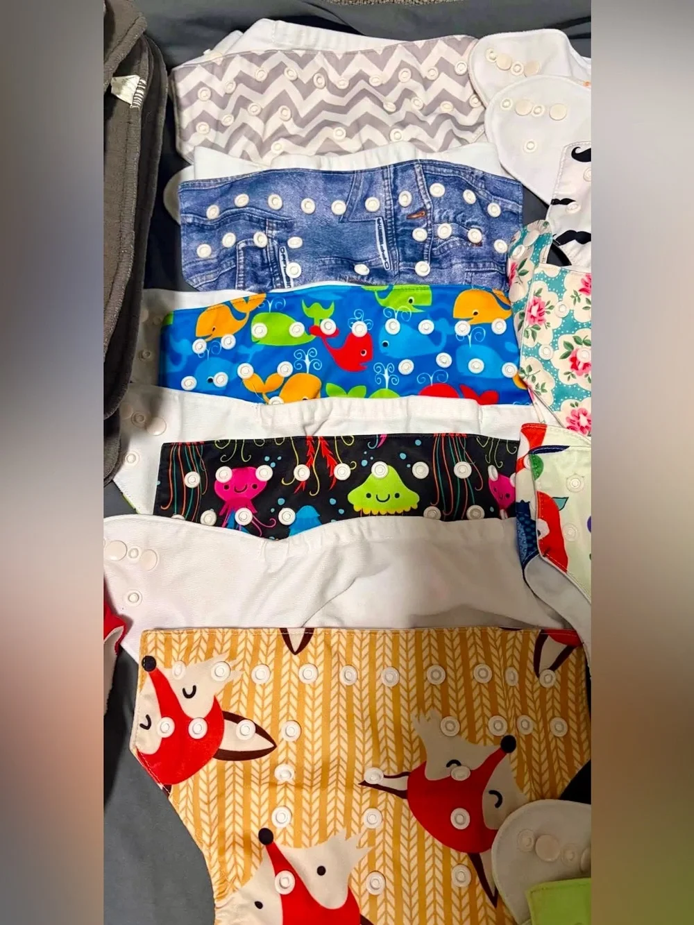 Alva reusable cloth diaper bundle